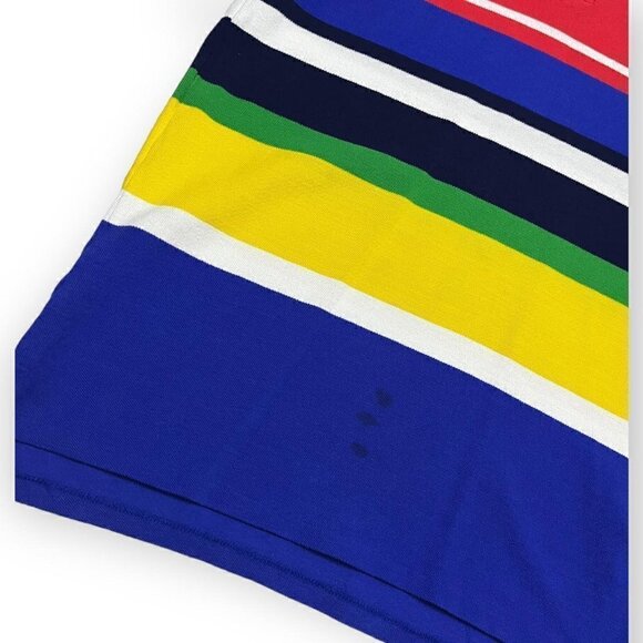 Polo Ralph Lauren Youth Striped Polo Tee Shirt - Womens Small - Picture 4 of 4